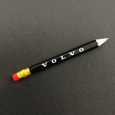personalised golf pencil black