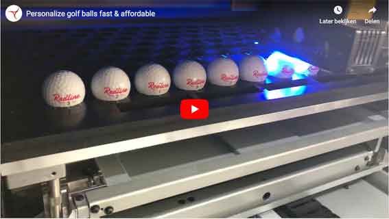 personalised golf balls UV printing