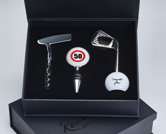 Golf gift box bottle openers