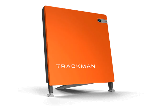 Redline golfballen op de Trackman