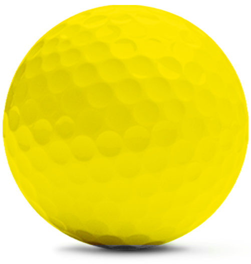 yellow golf ball