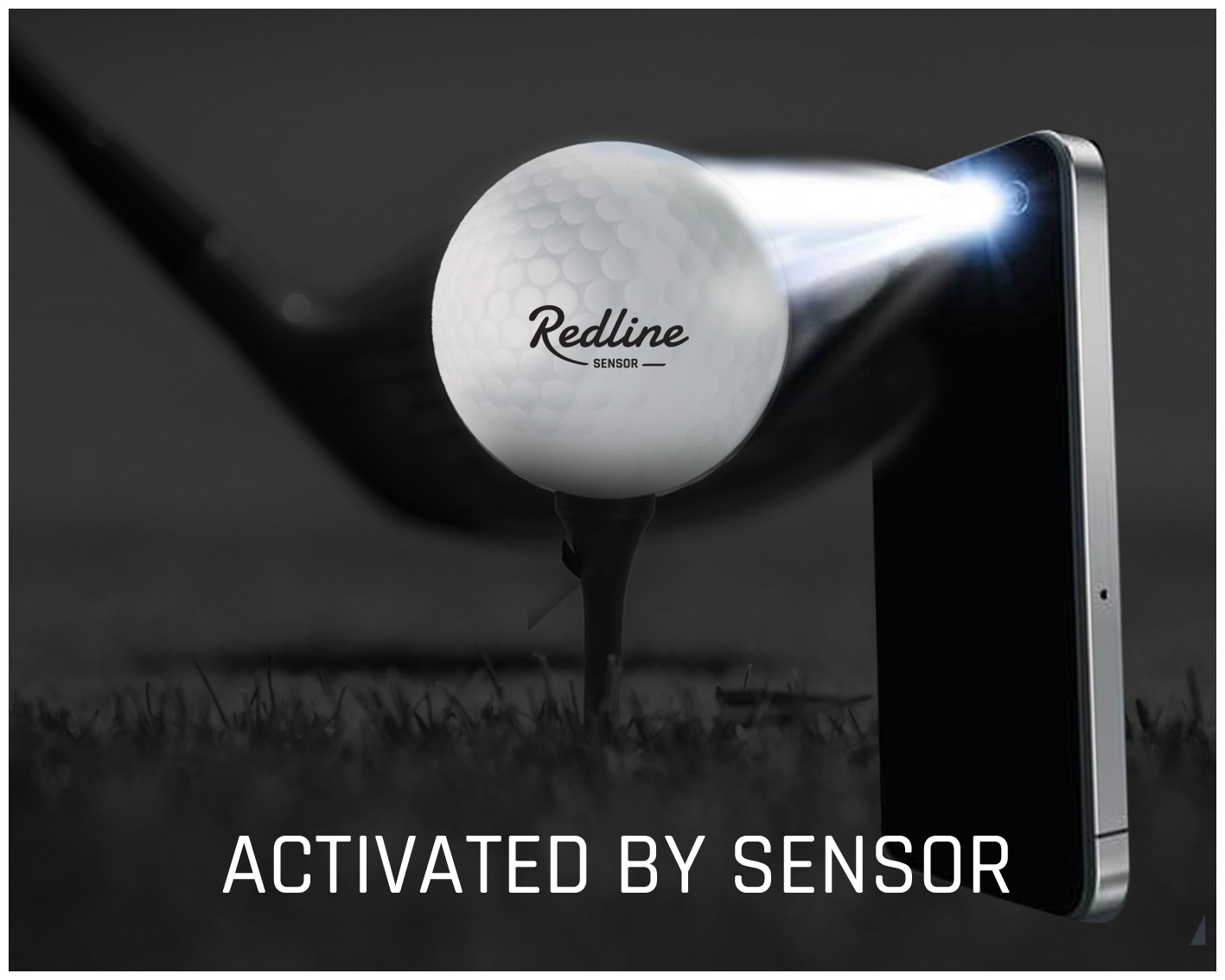 glow in the dark golf ball led sensor