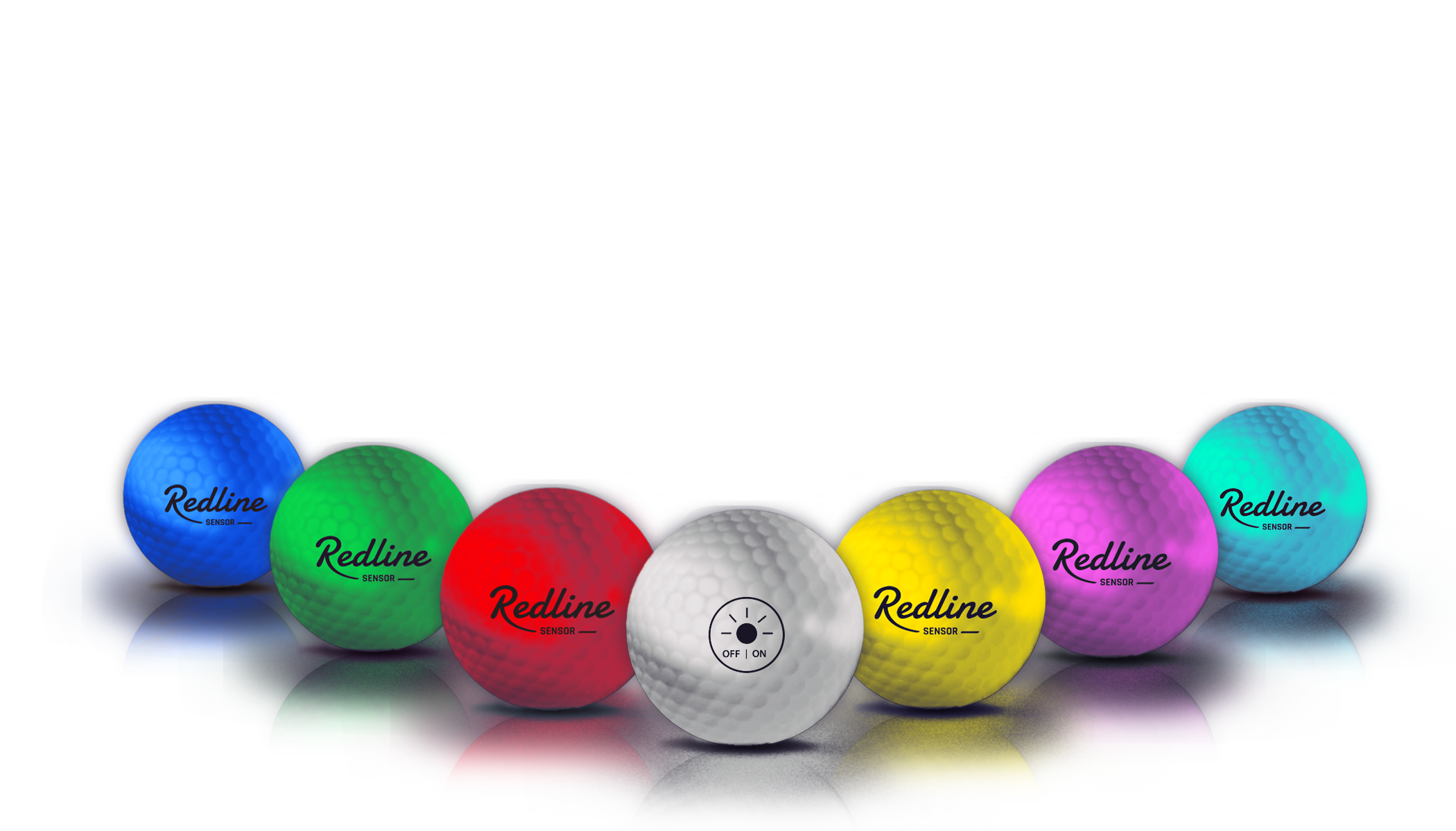 glow in the dark golf ball led sensor